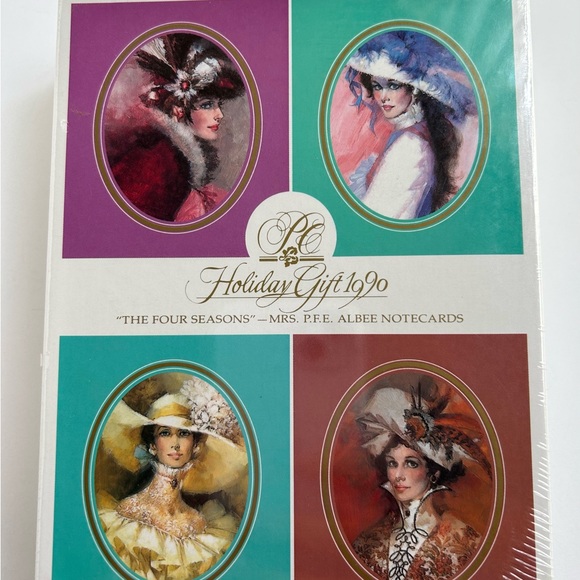 Avon 1990 Holiday Note Cards - Picture 2 of 4